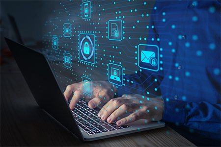 IT security person working