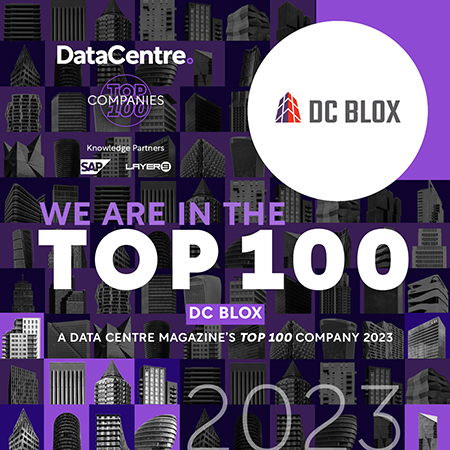 DC BLOX DataCentre Top 100 Companies award
