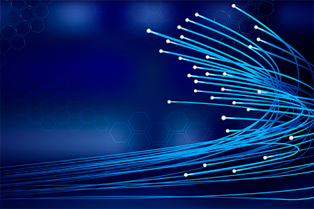 dark fiber connectivity abstract