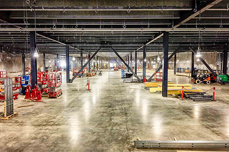Atlanta West data center interior construction