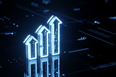 growth digital abstract