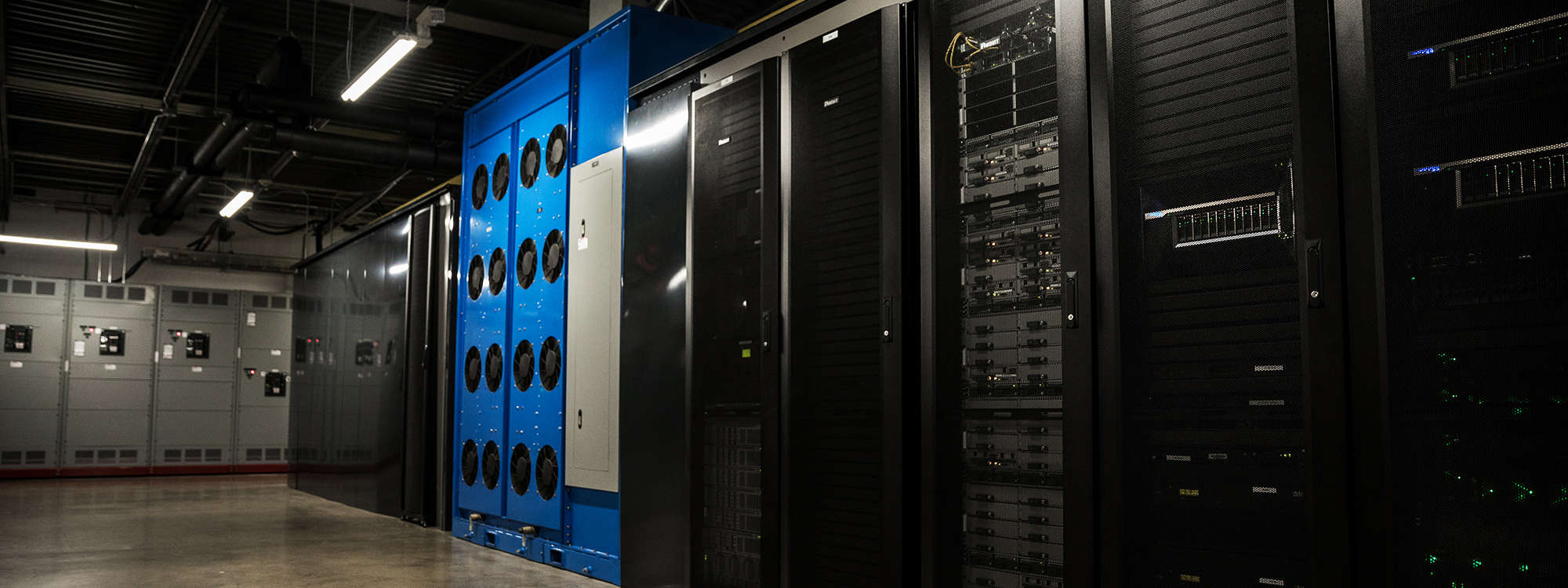 Chattanooga Data Center blue interior