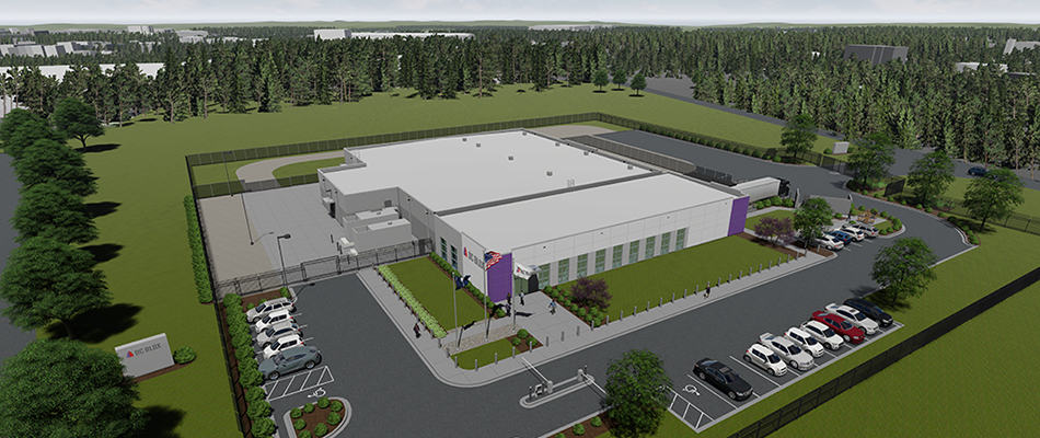 DC BLOX Greenville South Carolina data center aerial