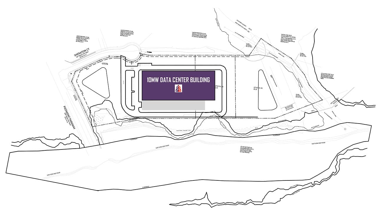 DC BLOX High Point Data Center Site Plan