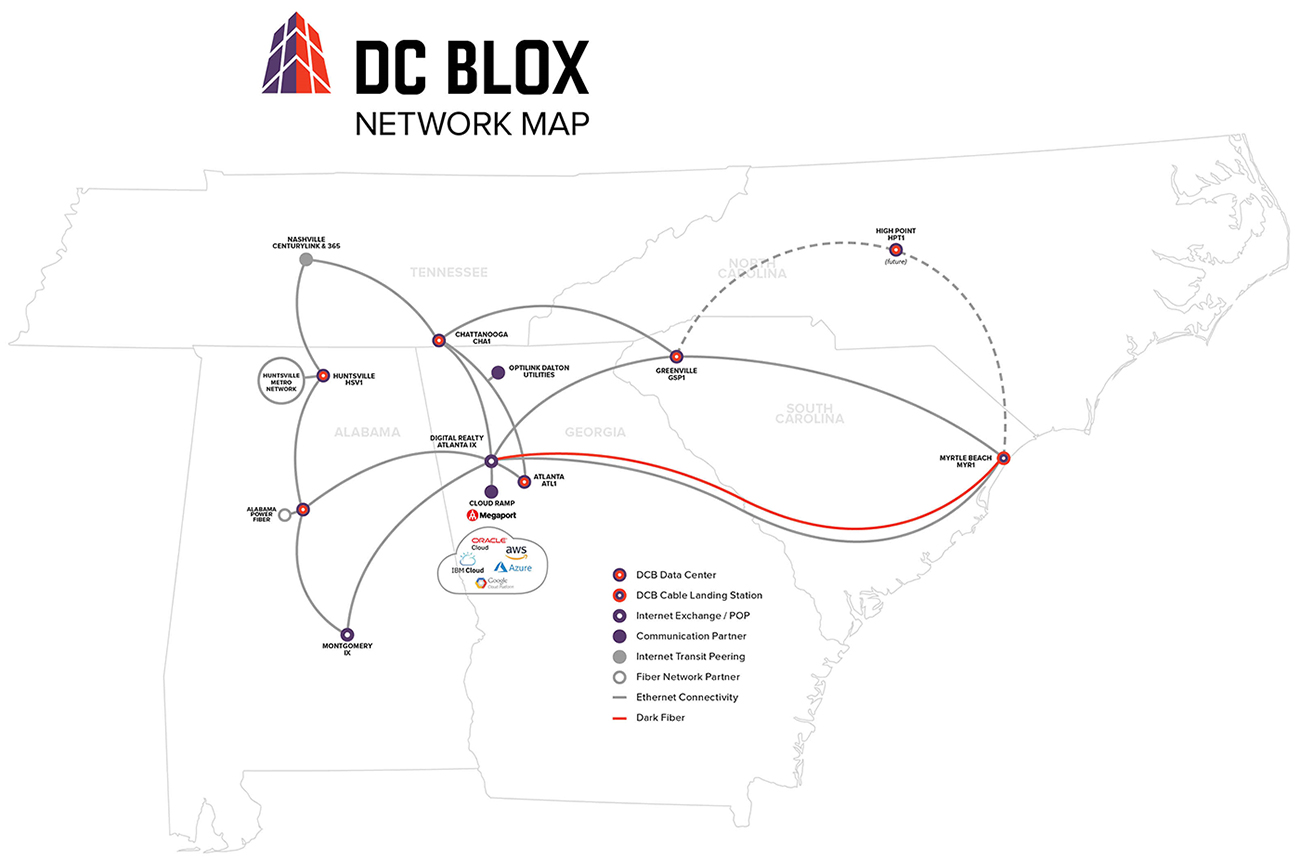DC BLOX Network Map