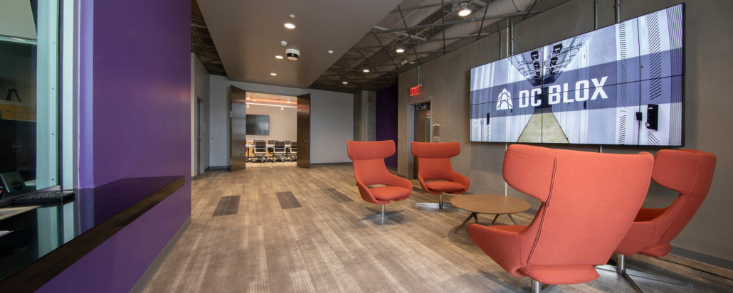 DC BLOX Birmingham data center lobby