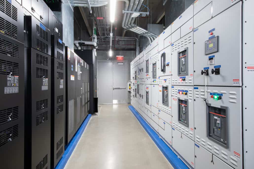 Birmingham HPC-capable data hall interior