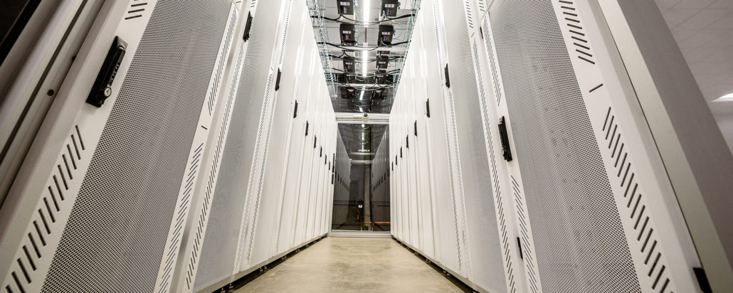 Huntsville Data Center server row