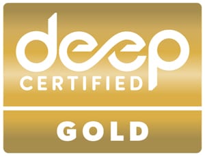 Deep Certification Logo Gold