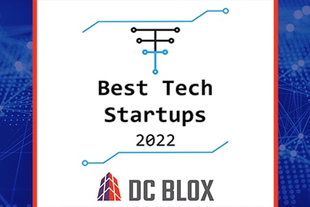 DC BLOX Best Tech Startups 2022 recognition