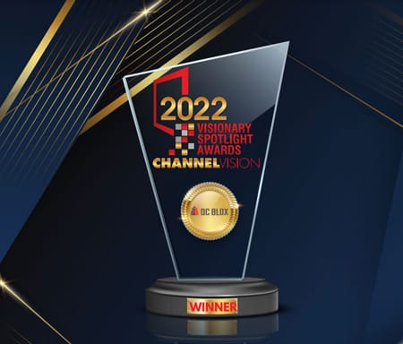 DC BLOX 2022 ChannelVision award for Emerging Markets Deployment