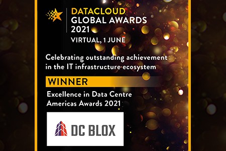 DC BLOX Excellence in Data Center Americas Award 2021