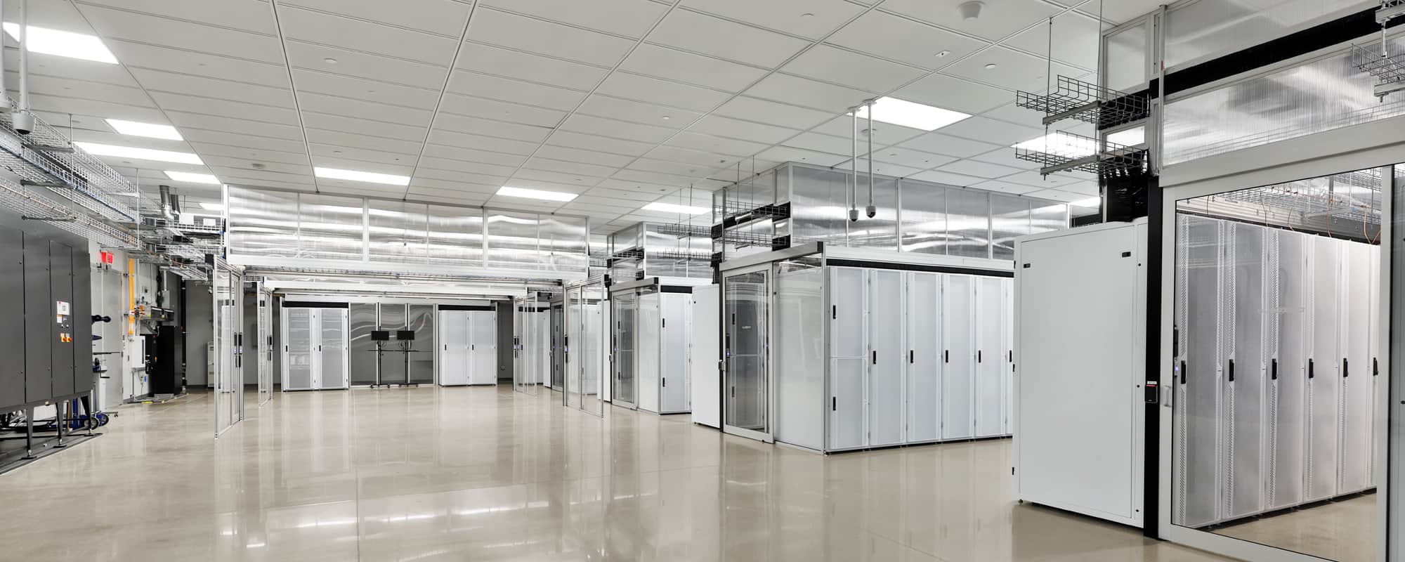 Greenville data center server cabinets
