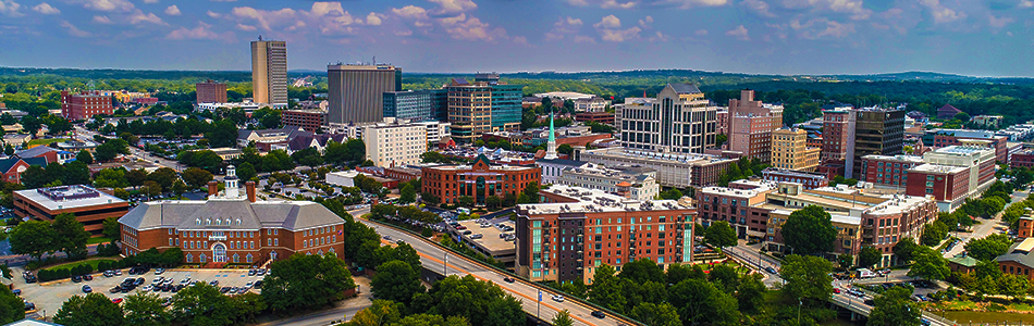 Greenville South Carolina skyline