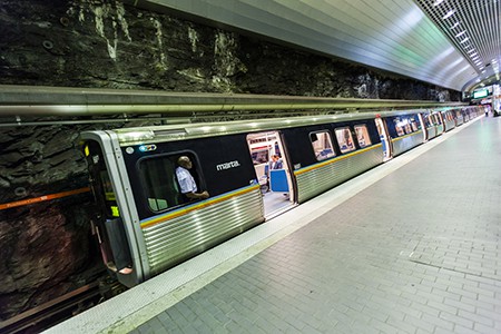 MARTA subway in Atlanta GA featured