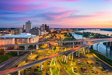 Memphis Tennessee Skyline